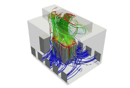 CFD Simulation with SimScale of the Electron Microscope inside a Cleanroom