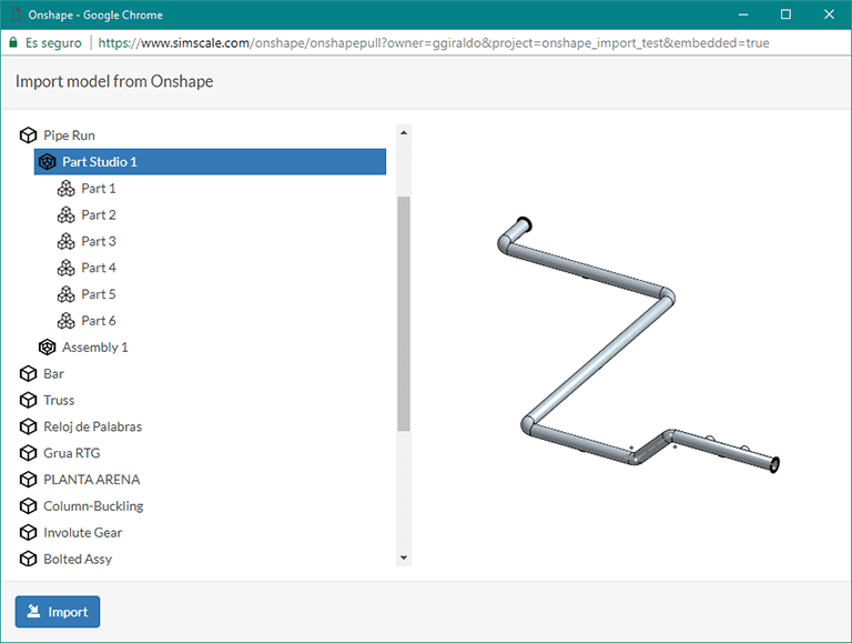 Onshape Import App