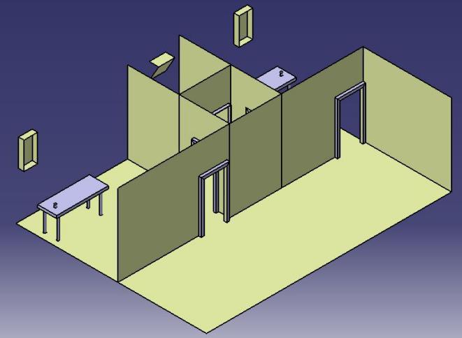 negative pressure room, airborne infection Isolation Room Layout