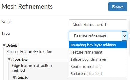 Mesh Refinement Options