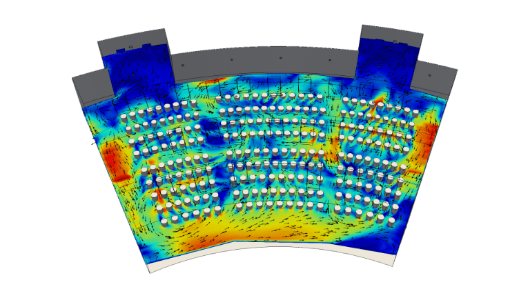 CFD analysis of an auditorium of the Qatar University with SimScale