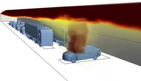 Smoke Management in Tunnels and Metro with CFD