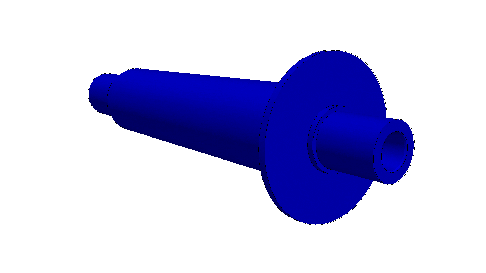 Second natural mode: radial expansion, FEA of a spindle by Carbomech with SimScale