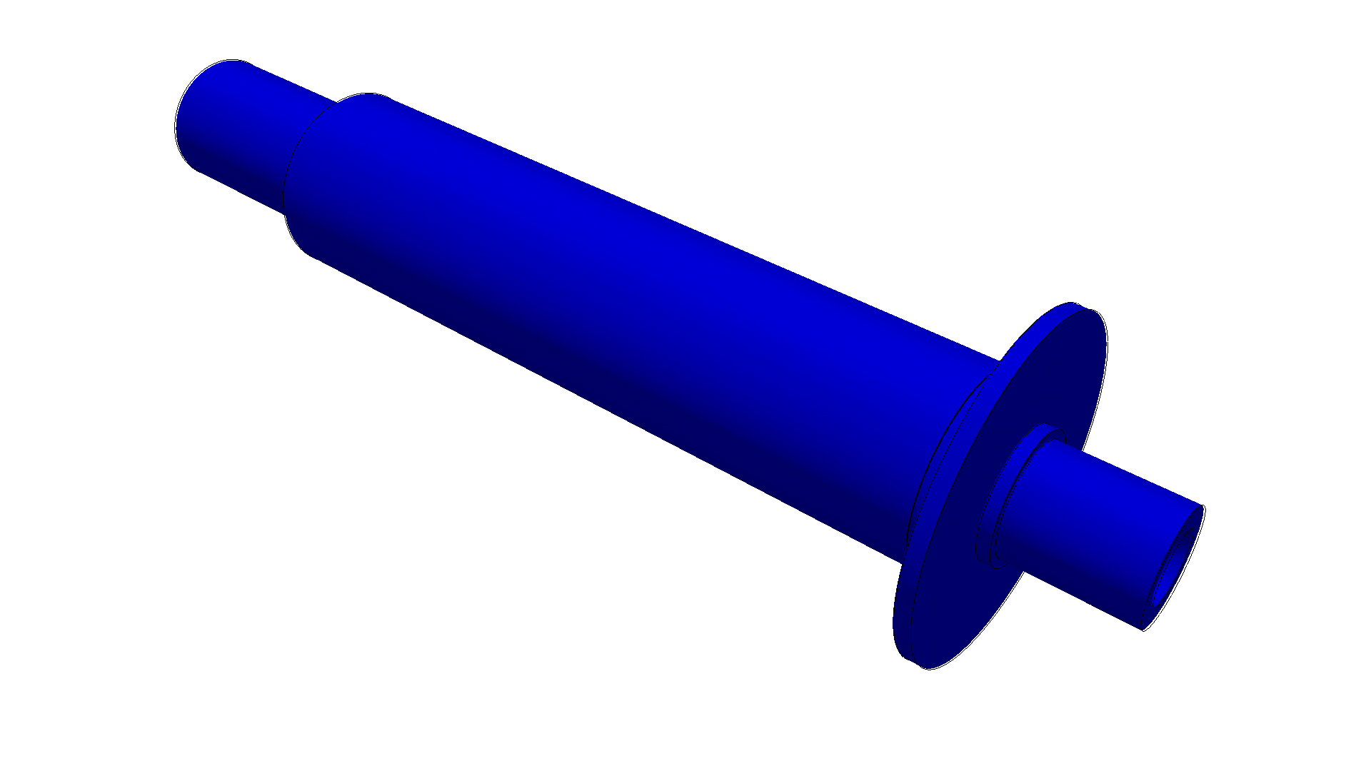 Third natural mode: rotation, radial expansion, FEA of a spindle by Carbomech with SimScale