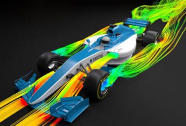 race car F1 cloud-based CFD
