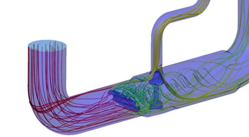 CFD Study of an EGR Valve (Exhaust System)