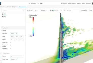 wind analysis, analysis of wind load on Burj Khalifa with SimScale CFD simulation for wind engineering