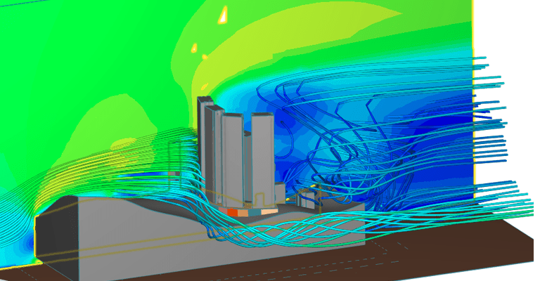 urban wind comfort evaluation with online simulation 