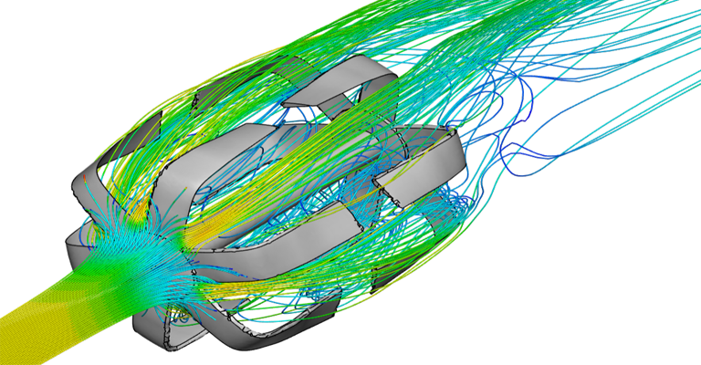 CFD Analysis of incompressible airflow through a wind turbine 
