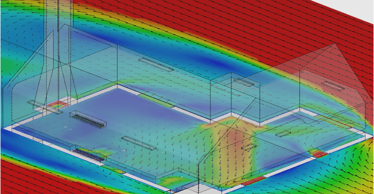 Natural Ventilation Simulation using CFD from SimScale