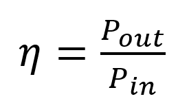 efficiency pump curve equation