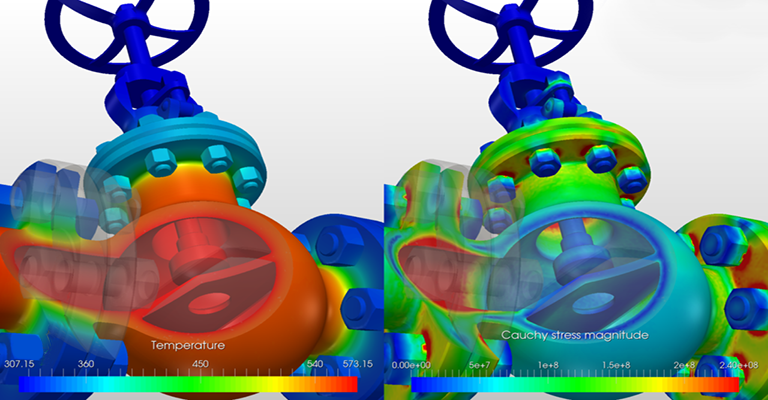 thermal shock analysis of globe valve