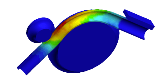pipe bending stress and strain simulation in SimScale