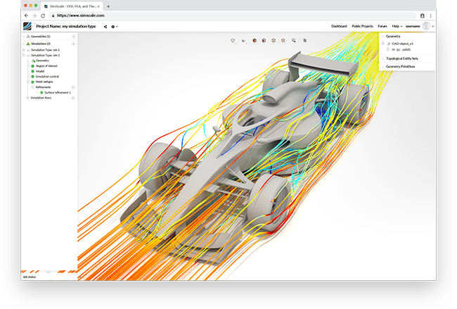 cfd analysis race car virtual prototyping