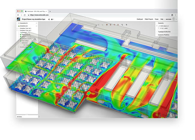 thermal analysis with cloud-based engineering simulation