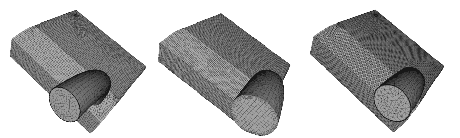 meshes with different types mesh cells using the SimScale mesher