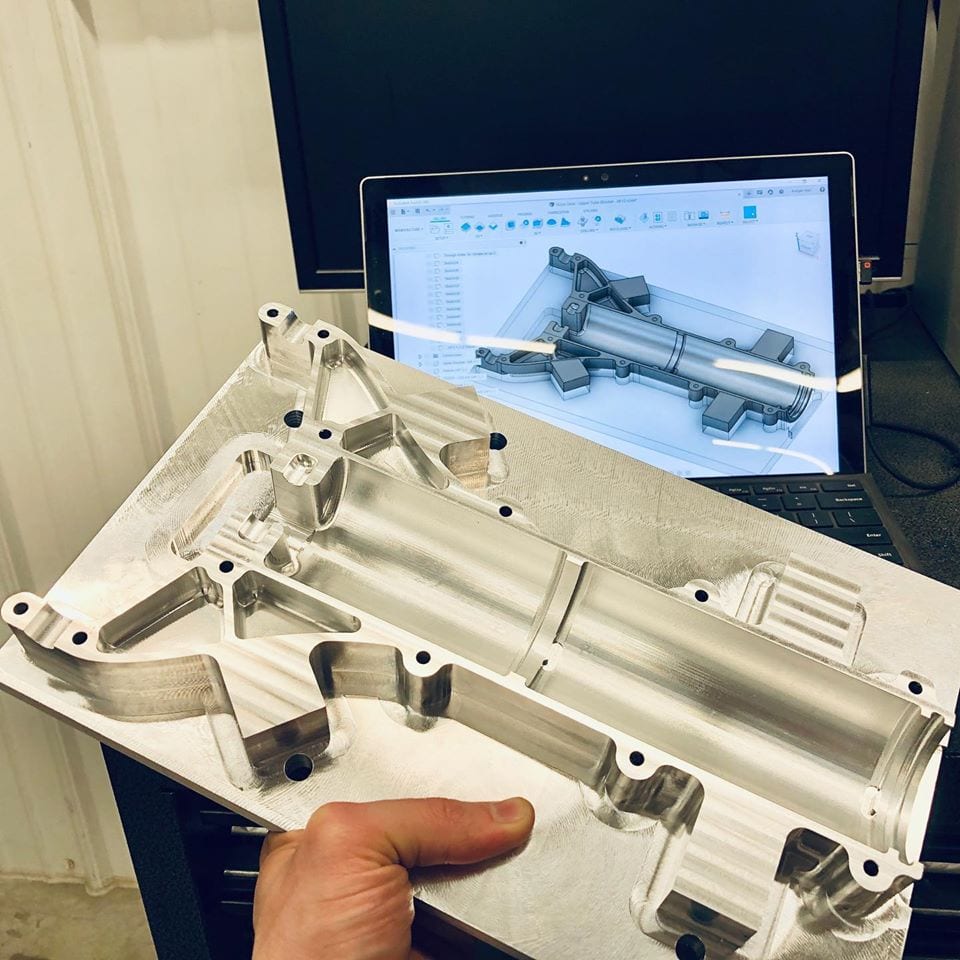 nose gear from CAD to prototype
