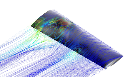 airflow separation from wing stall cfd simscale 