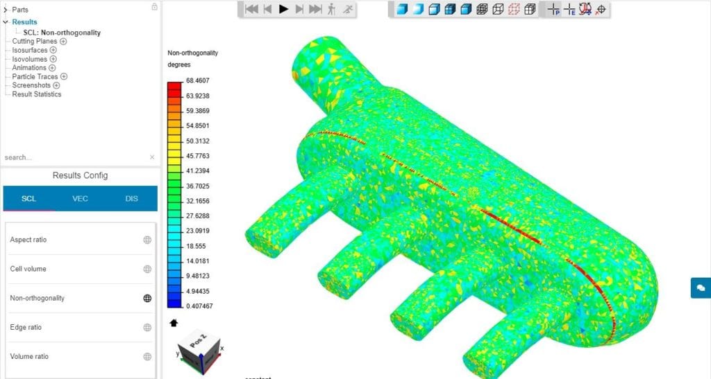 mesh viewer for new mesh visualization feature in simscale platform