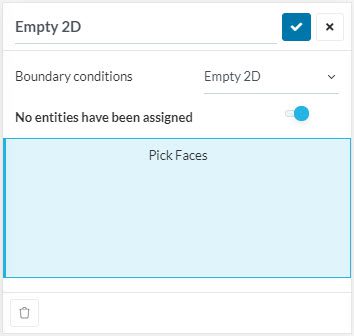 empty 2d boundary condition window in simscale