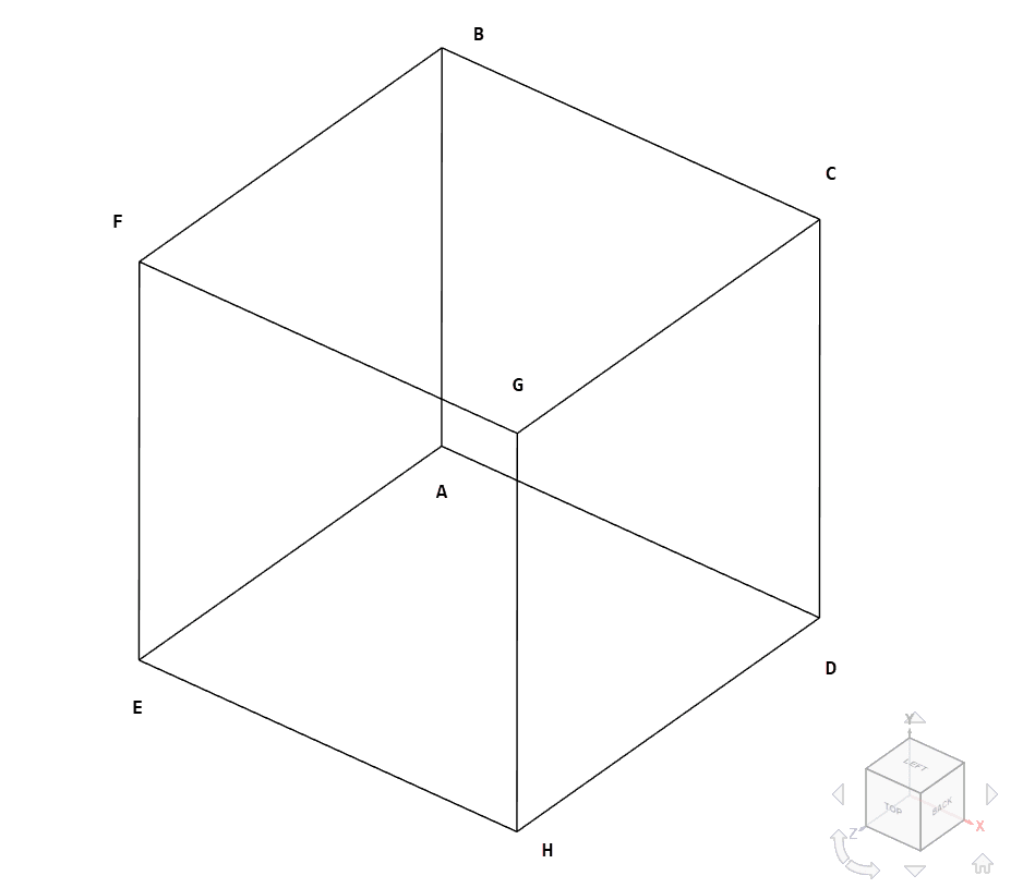 cube geometrical model