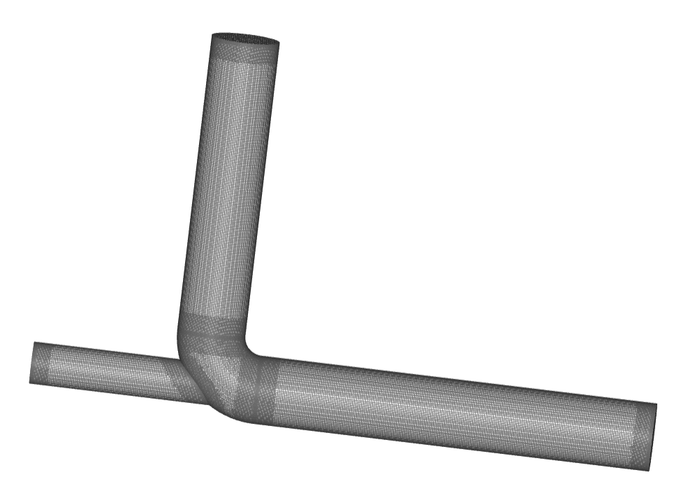 hex dominant automated pipe mesh