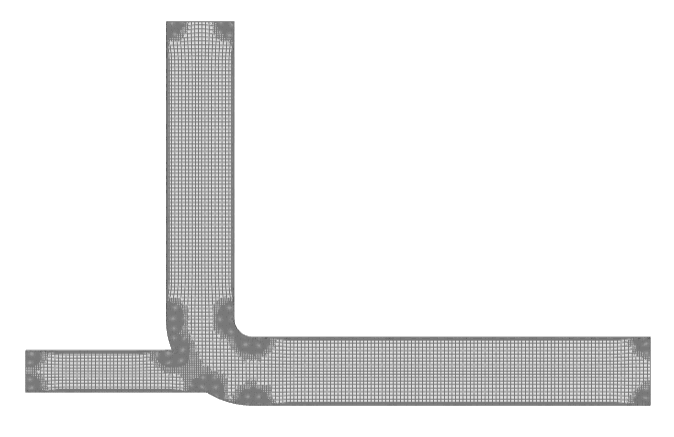 final mesh cutting plane details pipe hex dominant mesh results fine level region refinement feature refinement