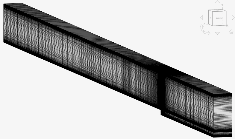 two dimensional hex mesh with one cell thickness in the z direction