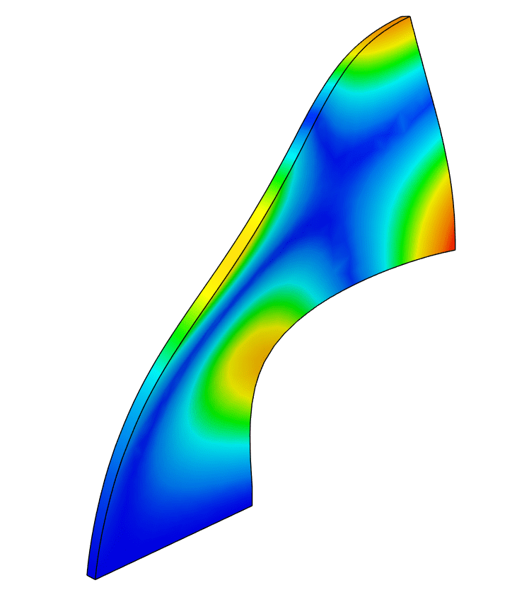 example vibration mode frequency analysis