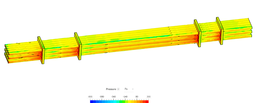wind pressure distribution simulation for lifting operations