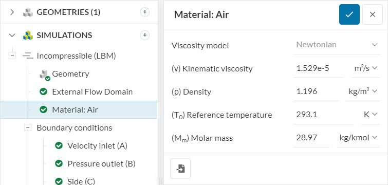 air properties for the lbm solver 