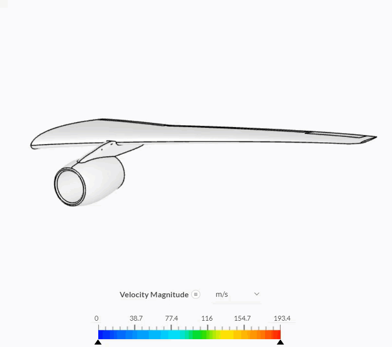 animation of velocity around the wing