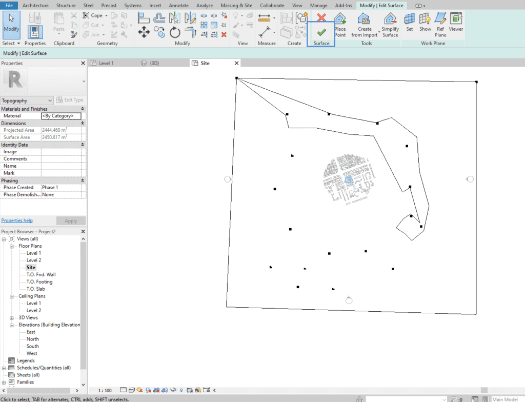 point cloud terrain definition