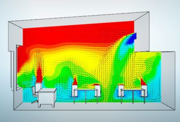 simulate ventilation equipment with simscale