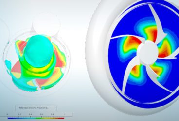 cavitation effects in pumps analyzed with simscale