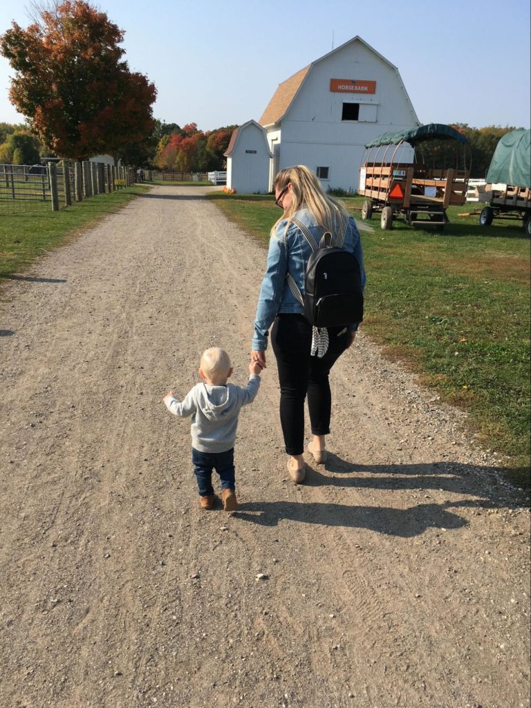 sabrina hannappel and her son