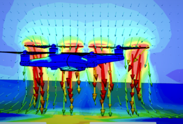 drone flight simulation