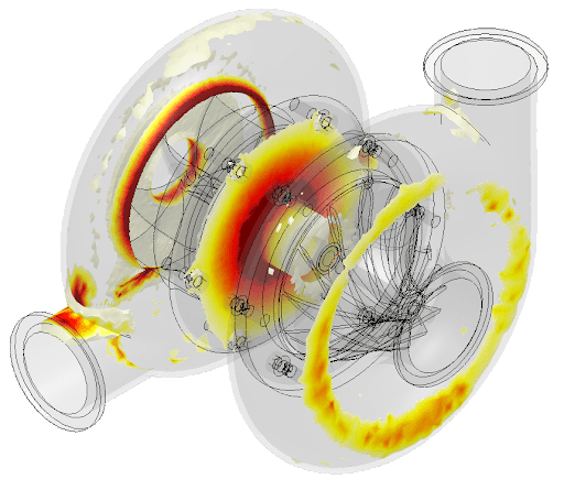 Structural and thermal simulation of a turbo manifold