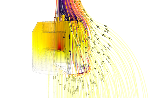 Flow and thermal analysis of an LED using CFD simulation 