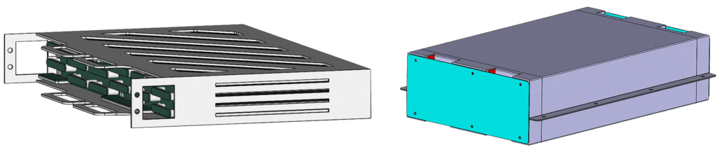 cad models of battery and housing