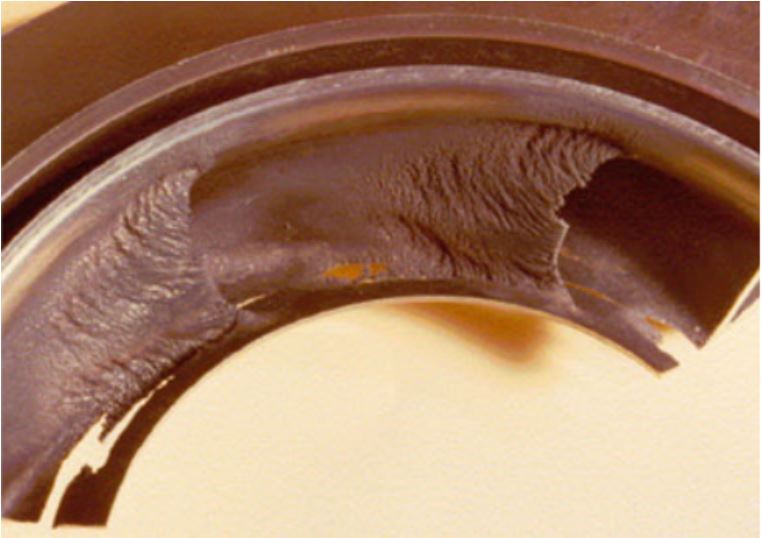 cavitation erosion in diffuser blades