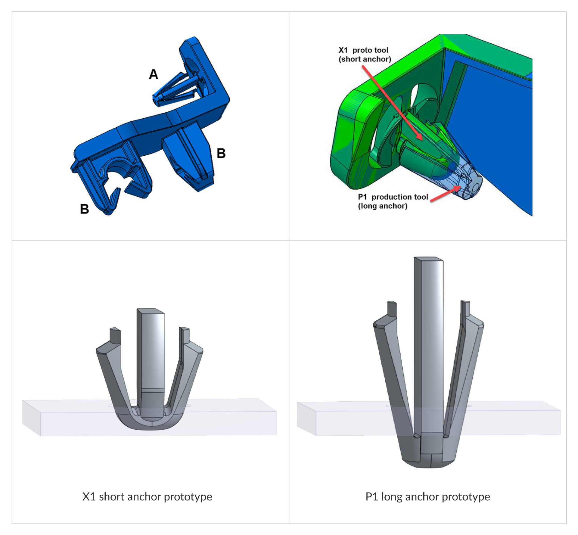 Engineering Design - Plastic Clips & Fasteners