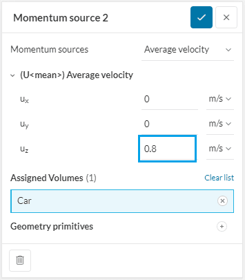 momentum source definition average velocity