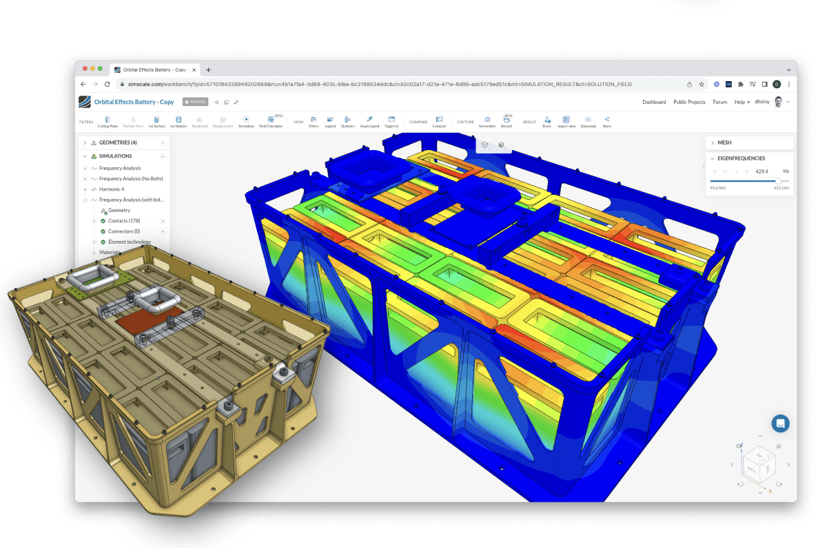 structural analysis - vibration battery