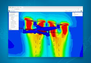 Drone simulation with CFD