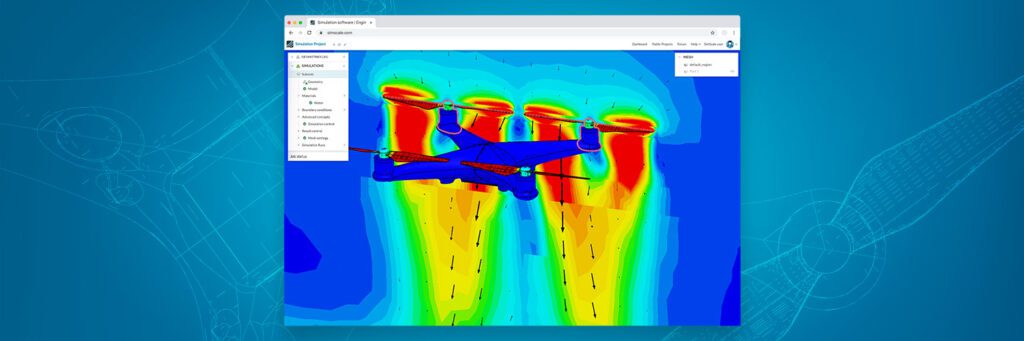 Drone Simulation with cloud-native CFD