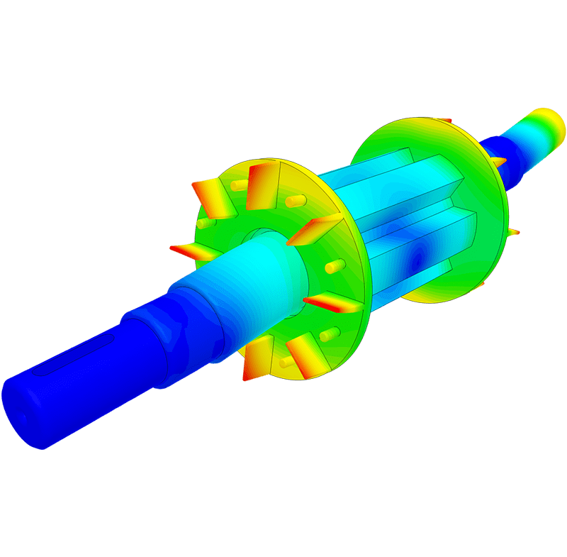 electric motor structural analysis