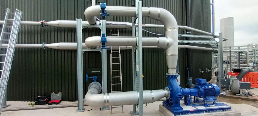 industrial water treatment plant in the UK